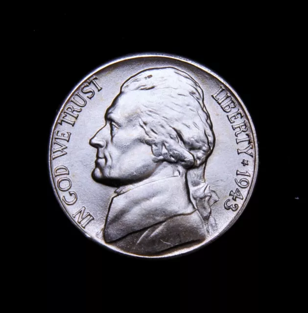 1943 s jefferson nickel Gem BU