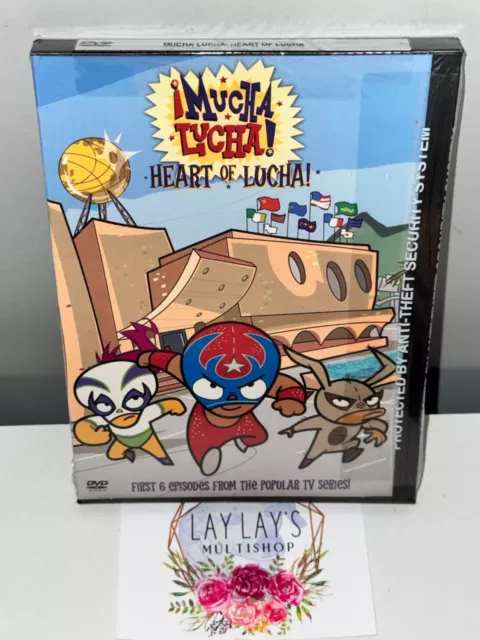 Mucha Lucha! Heart of Lucha! DVD Snap Case First 6 episodes BRAND NEW *23*