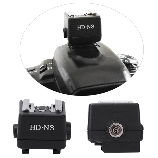 Replacement Hot Shoe Adapter Converter HD-N3 Flash For A700 A350 A300 REL