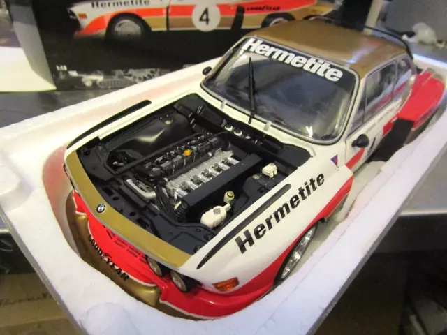 BMW 3.5 CSL Hermetite Gr.5 1976 #4 Fitzpatrick Walkinshaw 1976 Minichamps S 1:18 3