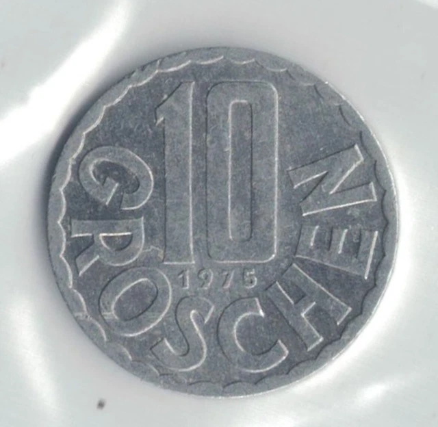 Austria Coins - 10 Groschen  1975    *1403