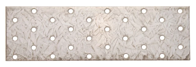 Piastra forata in acciaio fai da te BGS, 200 x 60 x 2 mm