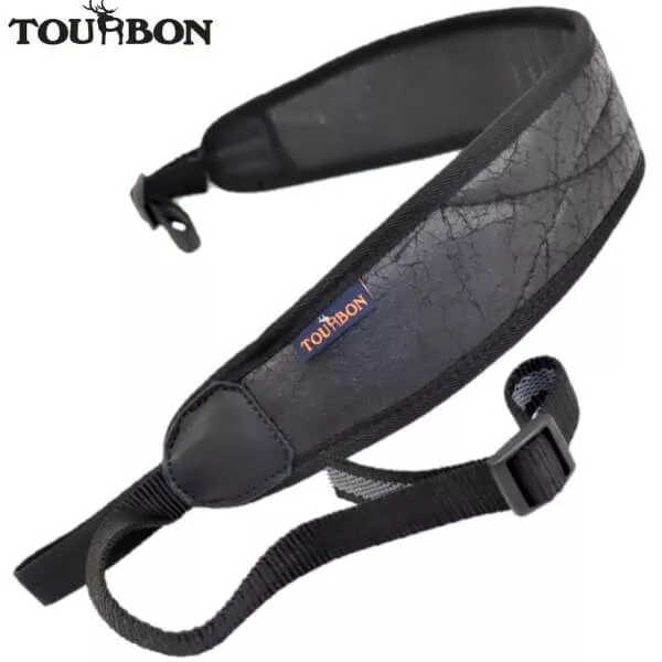 Breiter Neopren- Gewehrriemen TOURBON schwarz; Waffengurt; Gewehrgurt; Gun Sling