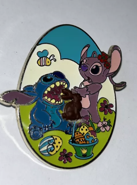 Disney Pin Stitch Angel Easter Egg Chocolate Bunny Dsf Dssh Le 300 Soda Fountain