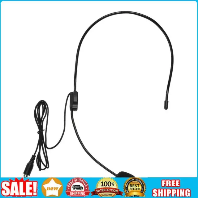 Mini Portable Lightweight Headset 3.5mm Thread Jack Condenser Microphone _