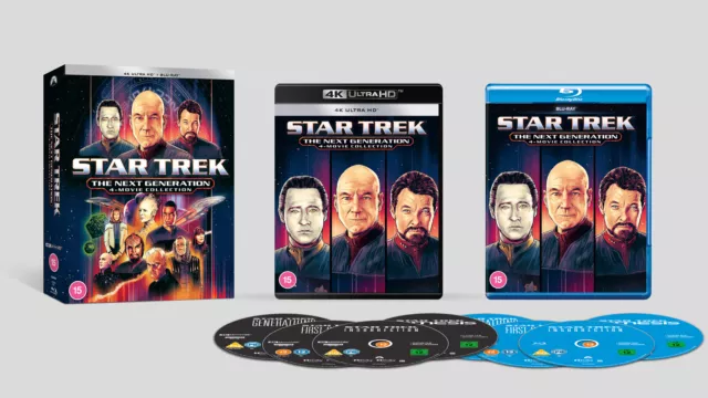 Star Trek: The Next Generation 4-Movie Collection [15] 4k UHD Box Set