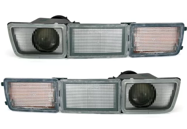 Frontblinker + Nebelscheinwerfer Set für VW Golf 3 mit NSW in Weiss BLENDE