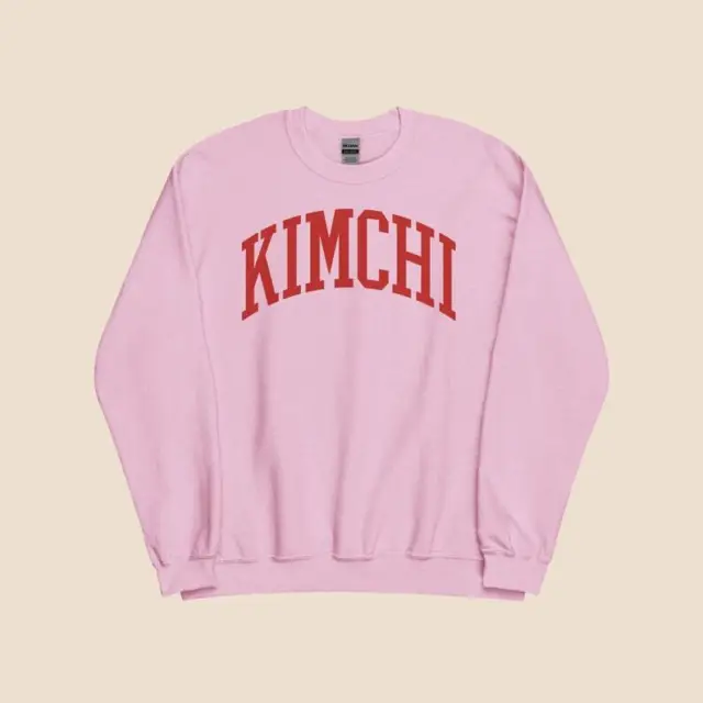 Kimchi Shirt-Cute Oversized  Crewneck,A Perfect Gift for Korean Food Lover
