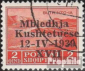 Albania 285 fine used / cancelled 1939 Verfassungsgebende Assembly