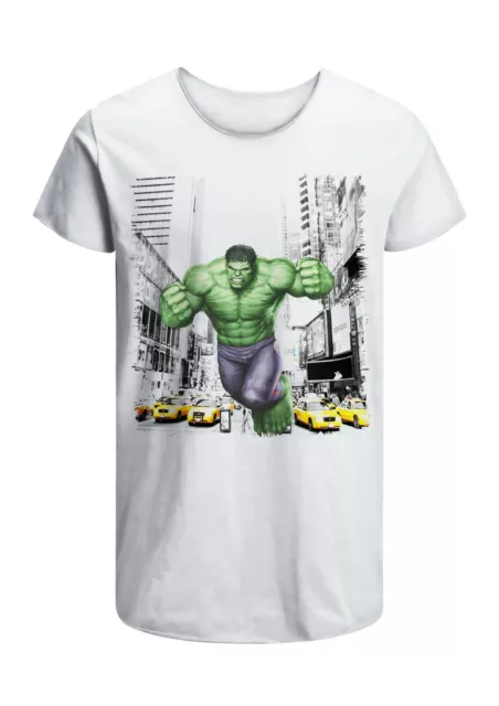 T-Shirt Hulk Uomo Abbigliamento 100% Cotone Taglia dalla S a XXL