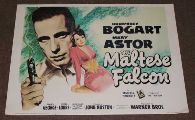 20" x 28" The Maltese Falcon Poster Humphrey Bogart Mary Astor Portal Publicatio