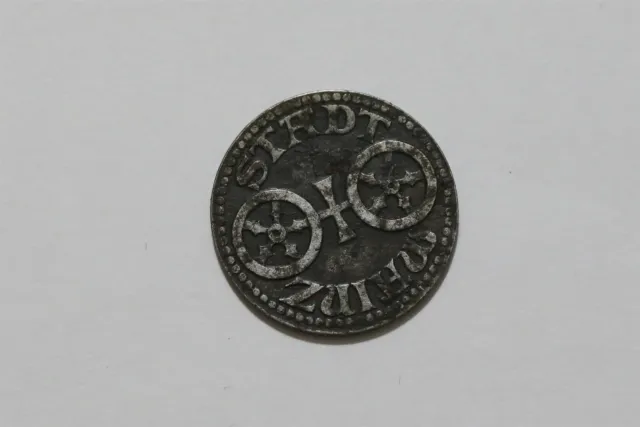 Germany War Money Token 10 Pfennig 1918 Mainz Iron B34 #Z757