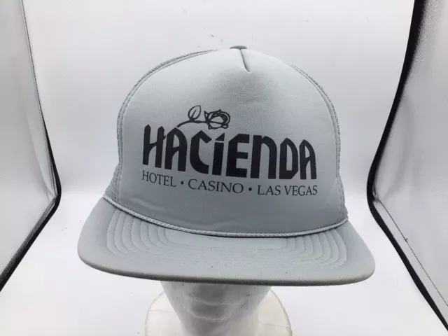 Vintage 90s Hacienda Hotel Casino Las Vegas Snapback Trucker Hat Cap F4