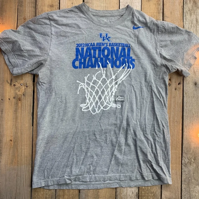 UK Nazionale Champions 2012 NCAA Pallacanestro Uomo T-Shirt Misura L