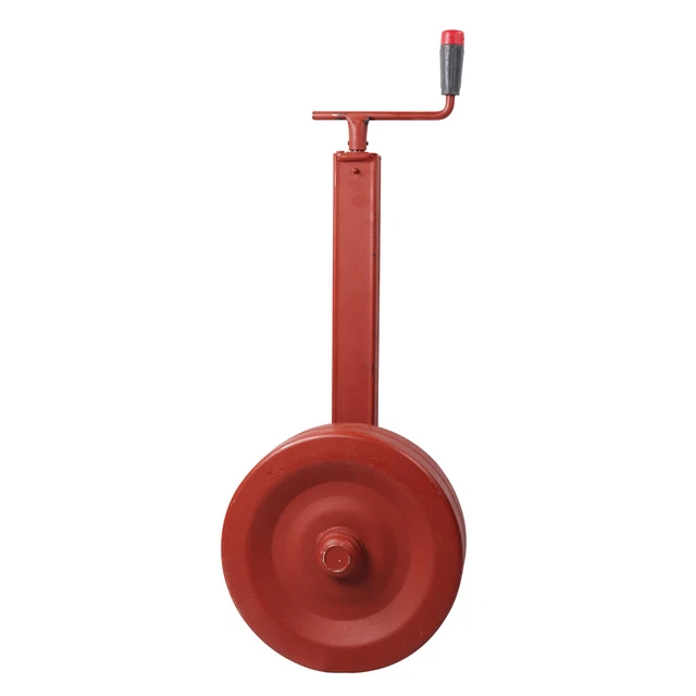 Simol rotes Stützrad 320x90 mm bis 500 kg Tragfähigkeit für Anhänger NEU