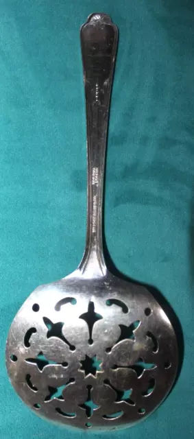 WM ROGERS MFG CO Original Rogers Slotted Tomato Cranberry Relish Server Spoon 2