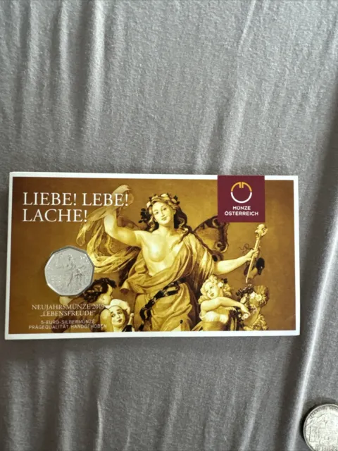 Österreich: 5 Euro, Silbermünze, Neujahrsmünze "Lebensfreude", 2019