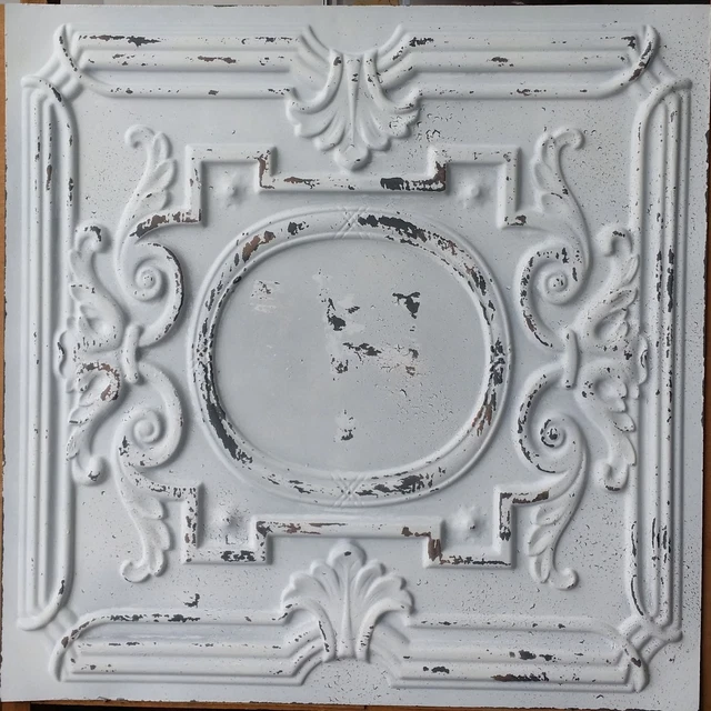 Decorative Ceiling tile false tin distress crack bar wall panels PL15 10pcs/lot