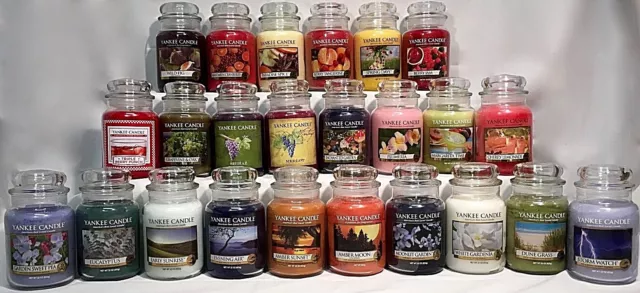 RARE Yankee Candle 22oz LARGE JAR Variety RETIRED COLLECTOR HTF Scents *You Pick