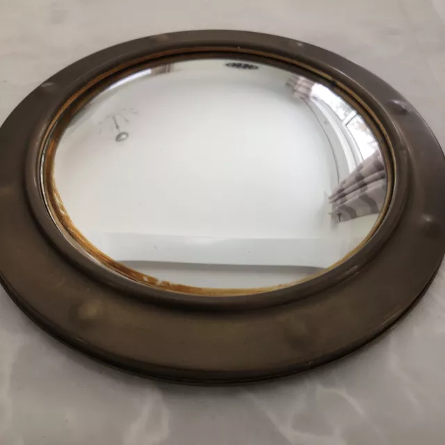 Antique Brass Convexe Mirror