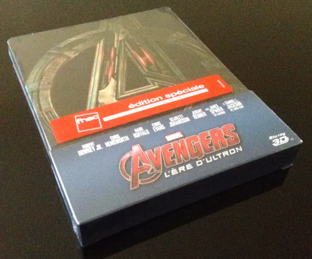 Steelbook Blu Ray 3D+2D Marvel Avengers L'ere D'ultron Fnac Exclusive Neuf New