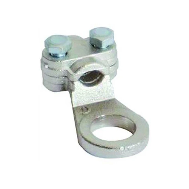Capicorda a vite con occhiello per cavo 25 mm2 e foro 10mm in metallo