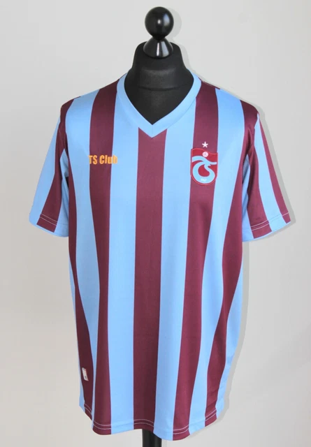 Maillot Trabzonspor Extérieur 2018/19 – Macron – Taille L – Bleu – Neuf Sans étiquette