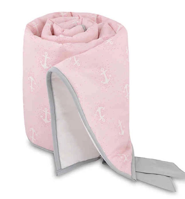 Just Born Sail Into Your Dreams Guard Rail Cover in Pink