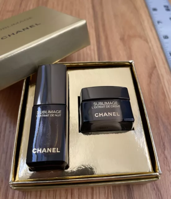 CHANEL SUBLIMAGE L'EXTRAIT de Creme & de Nuit travel Set Duo 5g