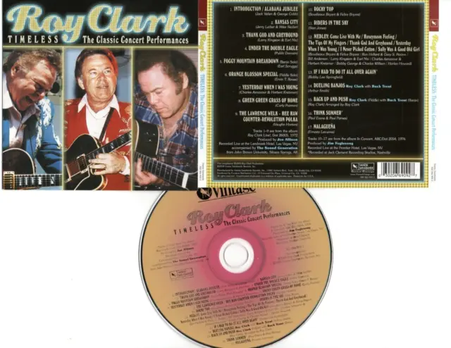 Roy Clark-Timeless-The Classic Concert Performances Cd (Hard To Find Cd)