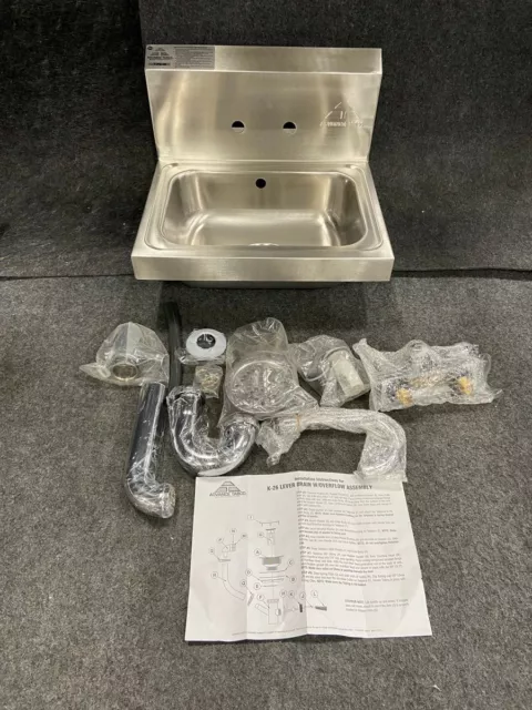 ADVANCE TABCO T-PS-50 Wall Mount Commercial Hand Sink Kit