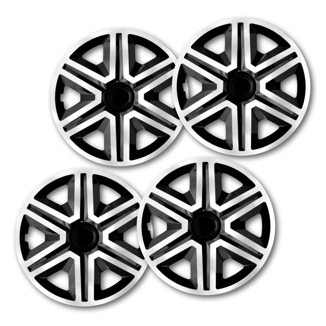 TAPPI MOZZO 16 pollici copriruota HQ ABS plastica universale push-in set di 4 (066)