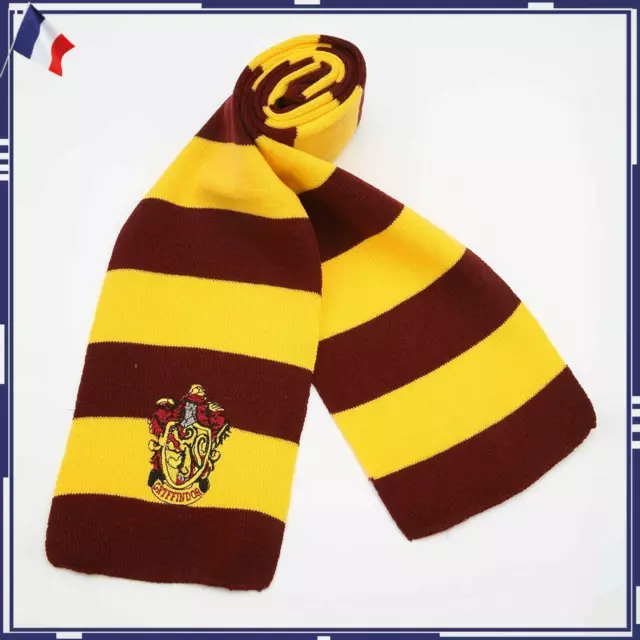 Gryffondor Écharpe Harry Potter Scarf en Tricot pour Cosplay Costume de fou FR
