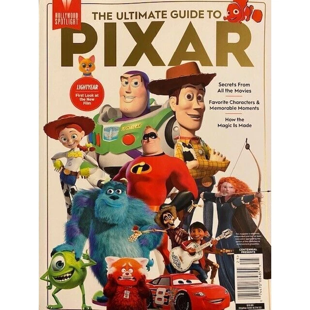 PIXAR HOLLYWOOD SPOTLIGHT ULTIMATE GUIDE secrets from all movies MAGIC