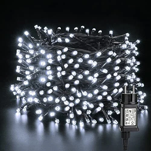 BrizLabs Guirlande Lumineuse Sapin de Noë, 50M 500 LED Guirlande Décoration Noël