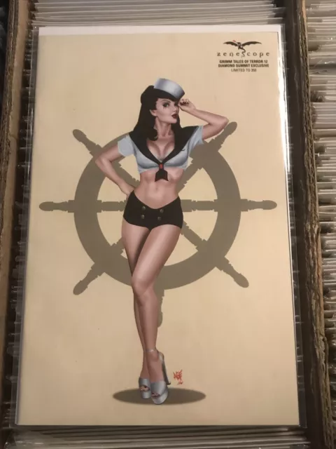 Grimm Tales Of Terror #12 Sailor Navy Age Velez Cosplay Bombshell Variant 2017