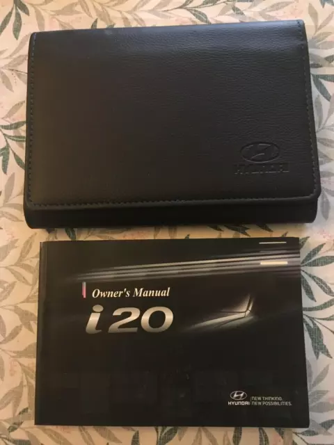 Hyundai i20 Owners Manual Handbook & Wallet Pack 2010 to 2014 Model Years