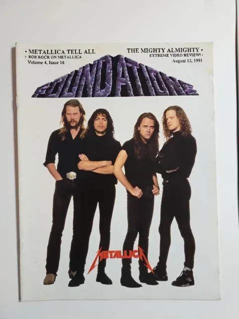 Foundations Magazine, Aug 12, 1991, Volume 4, Issue 16. Metallica, The Mighty...