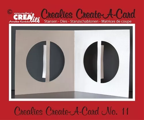 Crealies Create A Card no. 11 Stanzschablone für Karte