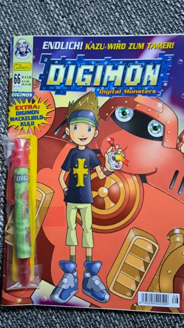 Digimon Comic Heft Nr. 66 Mit Spielzeug Kugelschreiber 2003 Neuwertig