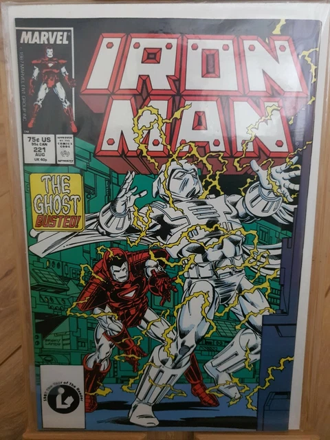 Ironman #221 Vol1 Marvel Comics Ghost August 1987
