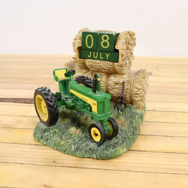 JOHN DEERE 630 Tractor Perpetual Calendar Resin Figurine 24.95 PicClick