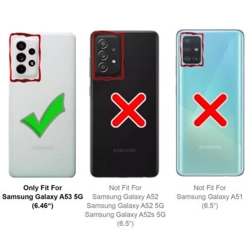 Coque pour Samsung Galaxy A53 5G Étui Marbre Téléphone Portable en Silicone Slim 2