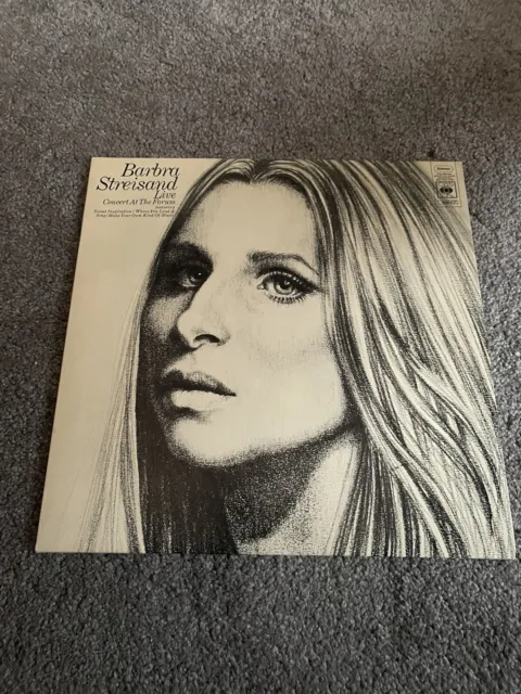 Barbra Streisand ‎ Live Concert At The Forum - 1972 Vinyl LP - CBS 65210