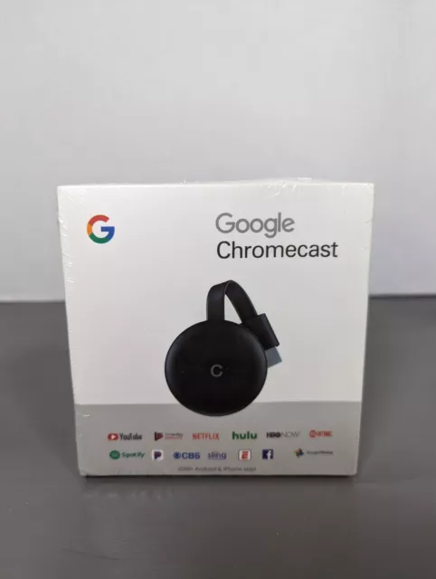 Google Chromecast Media Streamer - 1080P - Black
