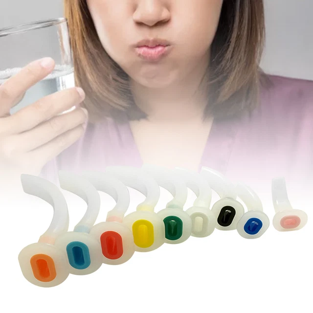 EINWEG-OROPHARYNGEAL AIRWAY TUBE Multi Color 9 Größe Flexible Struktur ...