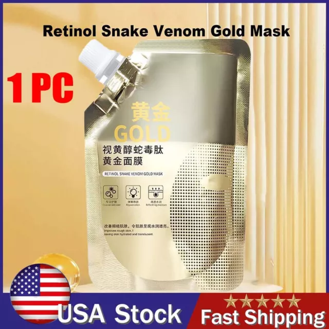 Retinol Snake Venom Gold Mask, Huasurv Venom Gold Mask, Deeply Clean Face US