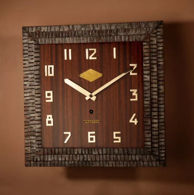 A Rare Vedette Art Deco Wall Clock, Circa 1920-40