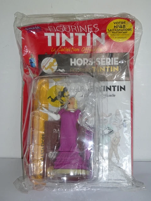 Figurines Tintin, Capitaine Haddock Et La Castafiore - Édition Carrefour 2011, Occasion