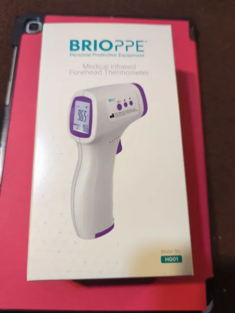 Termómetro digital infrarrojo frente IR médico sin contacto BrioPPE